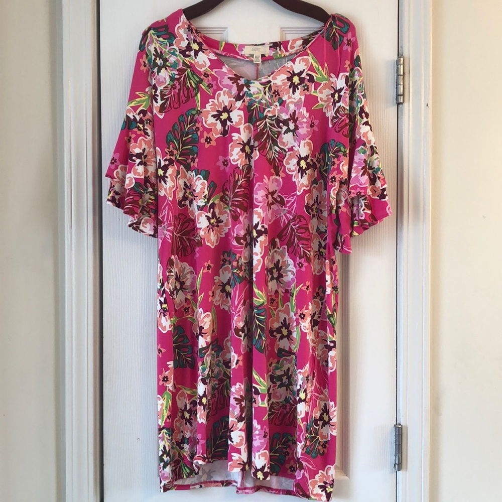 EUC XL Floral Dress